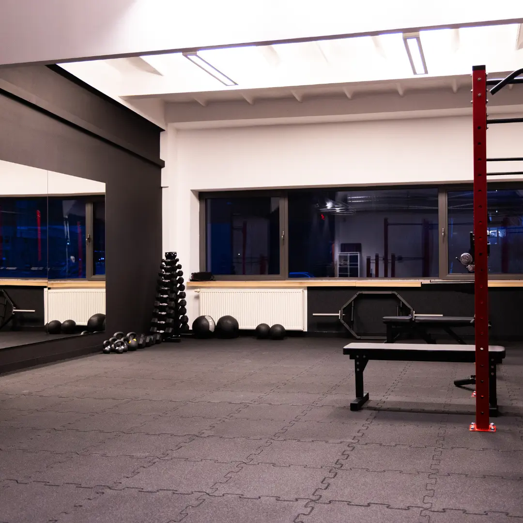 Realizacja studia kalisteniki Workout Athlete 90 m2